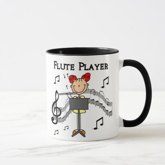 Flöten-Spieler-Tasse Tasse (Rechts)