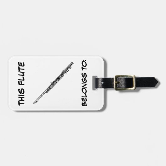 Flöten-Umbau-Nr. Gepäckanhänger (Vorderseite horizontal)