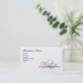 Flöten-Visitenkarte Visitenkarte (Stehend Vorderseite)