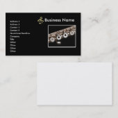 Flöten-Visitenkarte Visitenkarte (Vorne/Hinten)