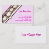 Flöten-Visitenkarten Visitenkarte (Vorne/Hinten)