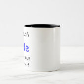 Flötenlehre Zweifarbige Tasse (Mittel)
