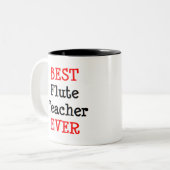 Flötenlehrer, am besten zweifarbige tasse (Vorderseite Links)