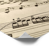 Flötenmusik Poster (Ecke)
