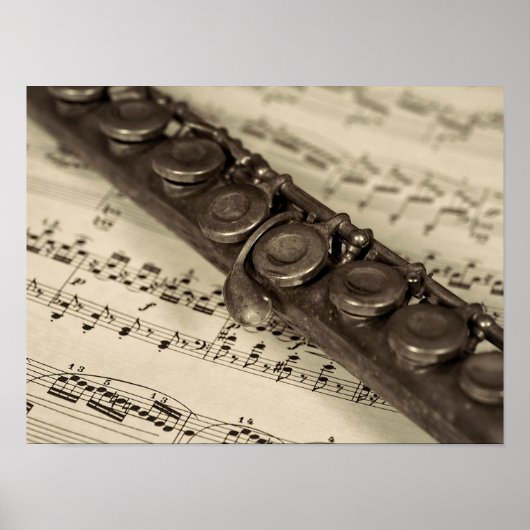 Flötenmusik Poster (Vorne)