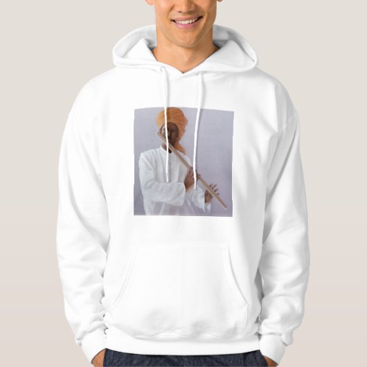 Flötenspieler Hoodie (Vorderseite)