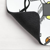 Flötenspieler-Mauspad Mousepad (Ecke)
