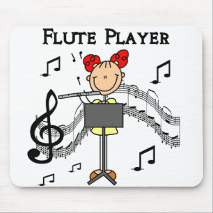 Flötenspieler-Mauspad Mousepad