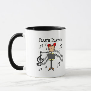 Flötenspieler T-Shirts und Geschenke Tasse