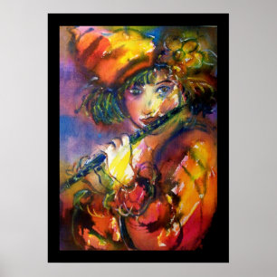 Flötist Poster