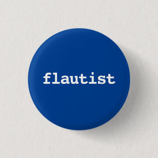 Flötistische Typografie Button