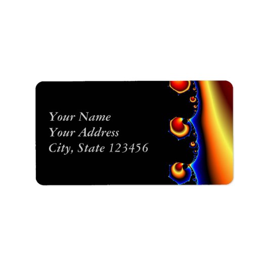 Flotsam Goodega - Fraktal Adressaufkleber (Vorne)