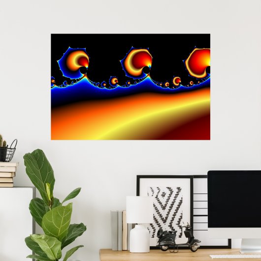 Flotsam Goodega - Fraktal Poster (Heimbüro)