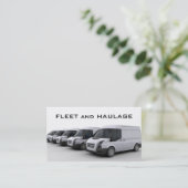 Flotte der Packwagen-Visitenkarte Visitenkarte (Stehend Vorderseite)