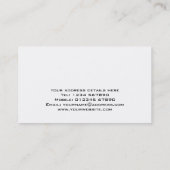 Flotte der Packwagen-Visitenkarte Visitenkarte (Rückseite)