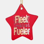 Flotte Fueler Extraordinaire Keramik Ornament (Links)