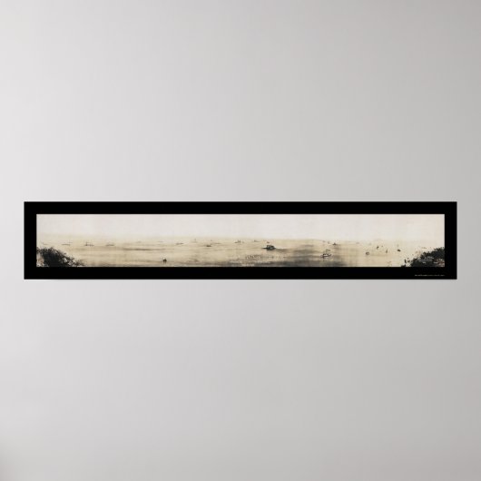 Flotte Panama Bay Foto Poster (Vorne)