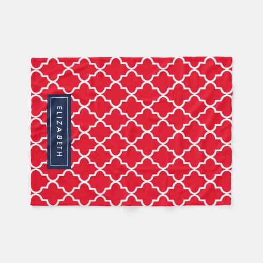 Flotte und roter Quartofilm | Fleece Blanket (Vorderseite (Horizontal))