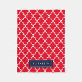 Flotte und roter Quartofilm | Fleece Blanket (Vorderseite)