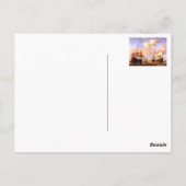 Flotte von Segelschiffen Postkarte (Rückseite)