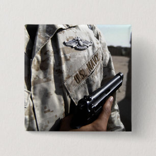 Flotten-Marinekraft-Kriegsführungs-Gerät Button