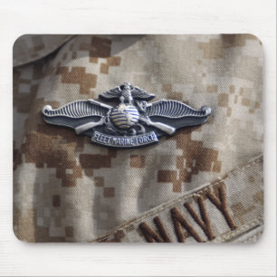 Flotten-Marinekraft-Kriegsführungsgerät-Button Mousepad