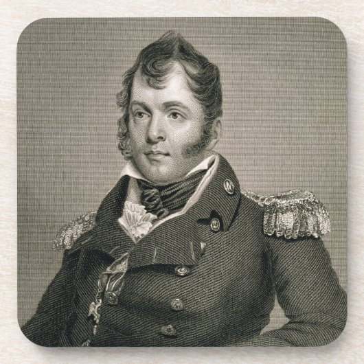 Flottenadmiral-Oliver-GefahrenPerry (1785-1819), Getränkeuntersetzer (Vorderseite)