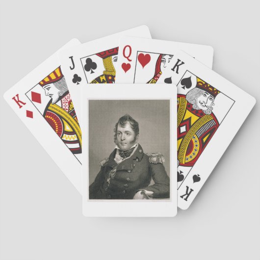 Flottenadmiral-Oliver-GefahrenPerry (1785-1819), Spielkarten (Rückseite)