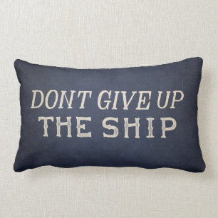 Flottenadmiral-Perry geben nicht das Schiff auf Lendenkissen