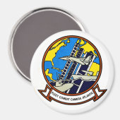 Flottenkampfkamera Atlantic Round Magnet (Vorderseite/Rückseite)
