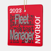 Flottenmanager Extraordinaire CUSTOM Keramikornament (Links)