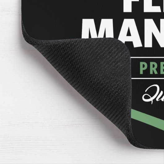Flottenmanager | Geschenkideen Mousepad (Ecke)