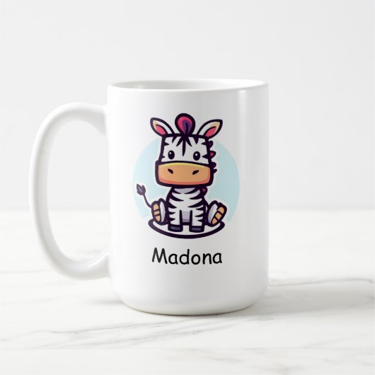 Flottes Zebra Kaffeetasse (Links)