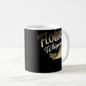 Flounder Gulf Coast Fishing Flounder Whispere Kaffeetasse (VorderseiteRechts)