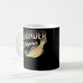 Flounder Gulf Coast Fishing Flounder Whispere Kaffeetasse (Vorderseite Links)