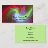 Flourescent Fee Business Card Visitenkarte (Vorne/Hinten)