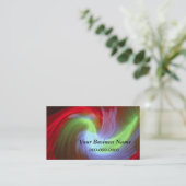 Flourescent Fee Business Card Visitenkarte (Stehend Vorderseite)