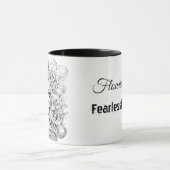 „Flourish Fearlessly“ 15 oz Kaffeetasse (Zentrum)