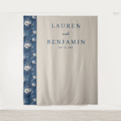 Flourish & Fête Wedding Wandteppich (Vorderseite)