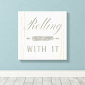 Floursack Kitchen V Leinwanddruck (Insitu (Holzboden))