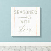 Floursack Kitchen VII Leinwanddruck (Insitu (Holzboden))