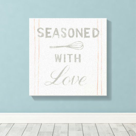 Floursack Kitchen VII Leinwanddruck (Insitu (Holzboden))