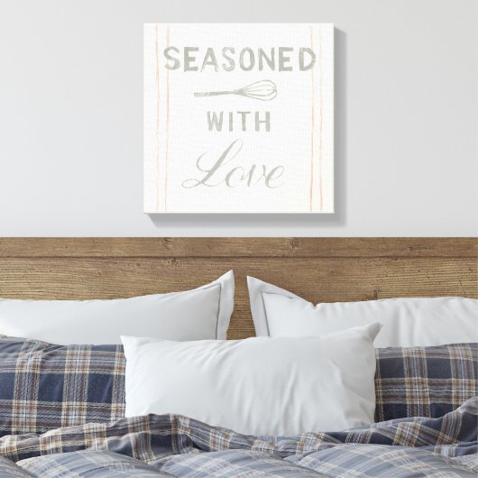 Floursack Kitchen VII Leinwanddruck (Insitu (Schlafzimmer))