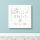 Floursack Küche VI Leinwanddruck (Insitu (Holzboden))