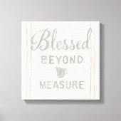 Floursack Küche VI Leinwanddruck (Vorderseite)