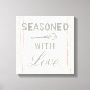 Floursack Küche VII Leinwanddruck