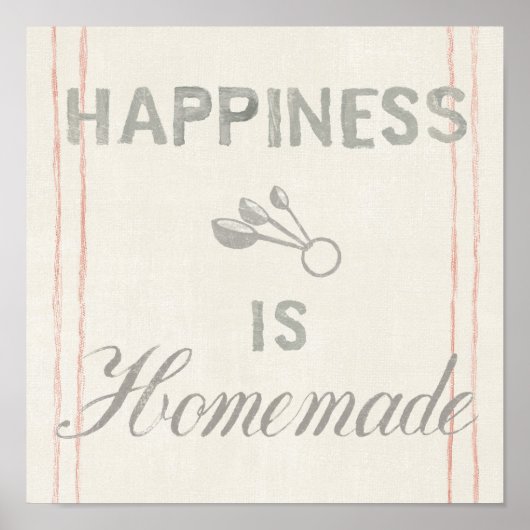 Floursack Küche VIII Poster (Vorne)