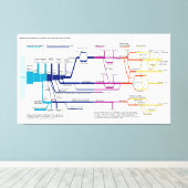 Flow Chart USA Leinwanddruck (Insitu (Holzboden))