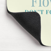 Flow Don’t Force Minimal Motivational Mouse Pad Mousepad (Ecke)