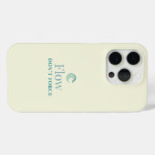 Flow Don’t Force Minimaler iPhone 1Case Case-Mate iPhone Hülle (Rückseite (Horizontal))